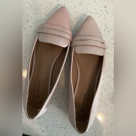 Call It Spring Nude Flat Size 7.5 - Picture 2 of 2